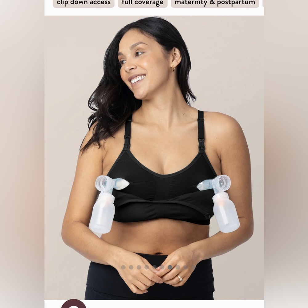 Kindred Bravely Sublime Hands-Free Pumping &Nursing Sports Bra , size Large